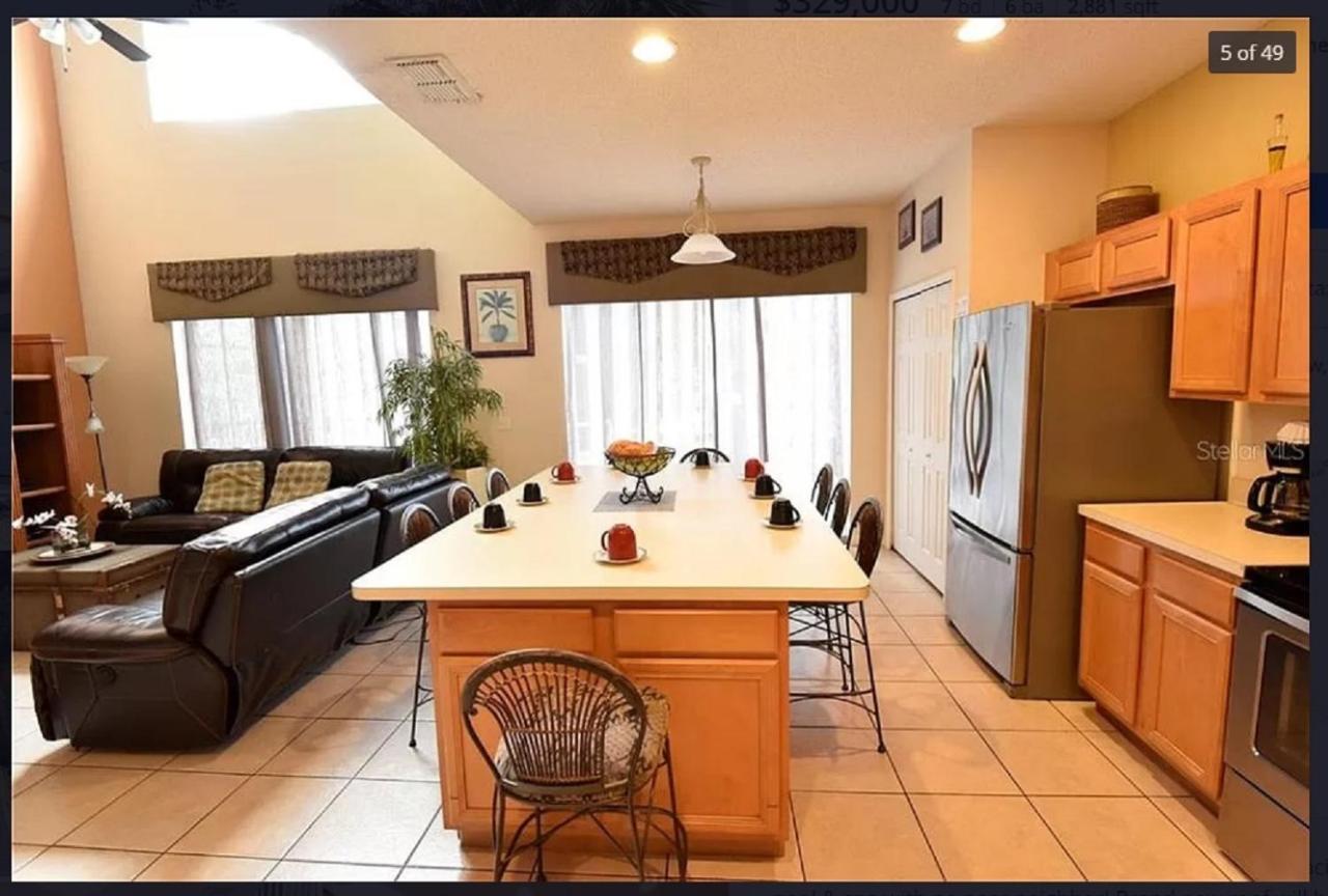 7 Bedroom, 6 Bath And Pool Near Disney In Emerald Island 4 King Master Suites 基西米 外观 照片