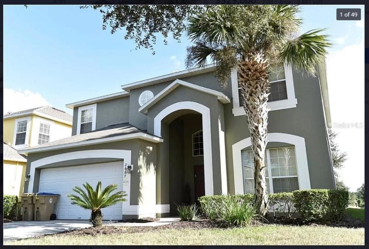 7 Bedroom, 6 Bath And Pool Near Disney In Emerald Island 4 King Master Suites 基西米 外观 照片