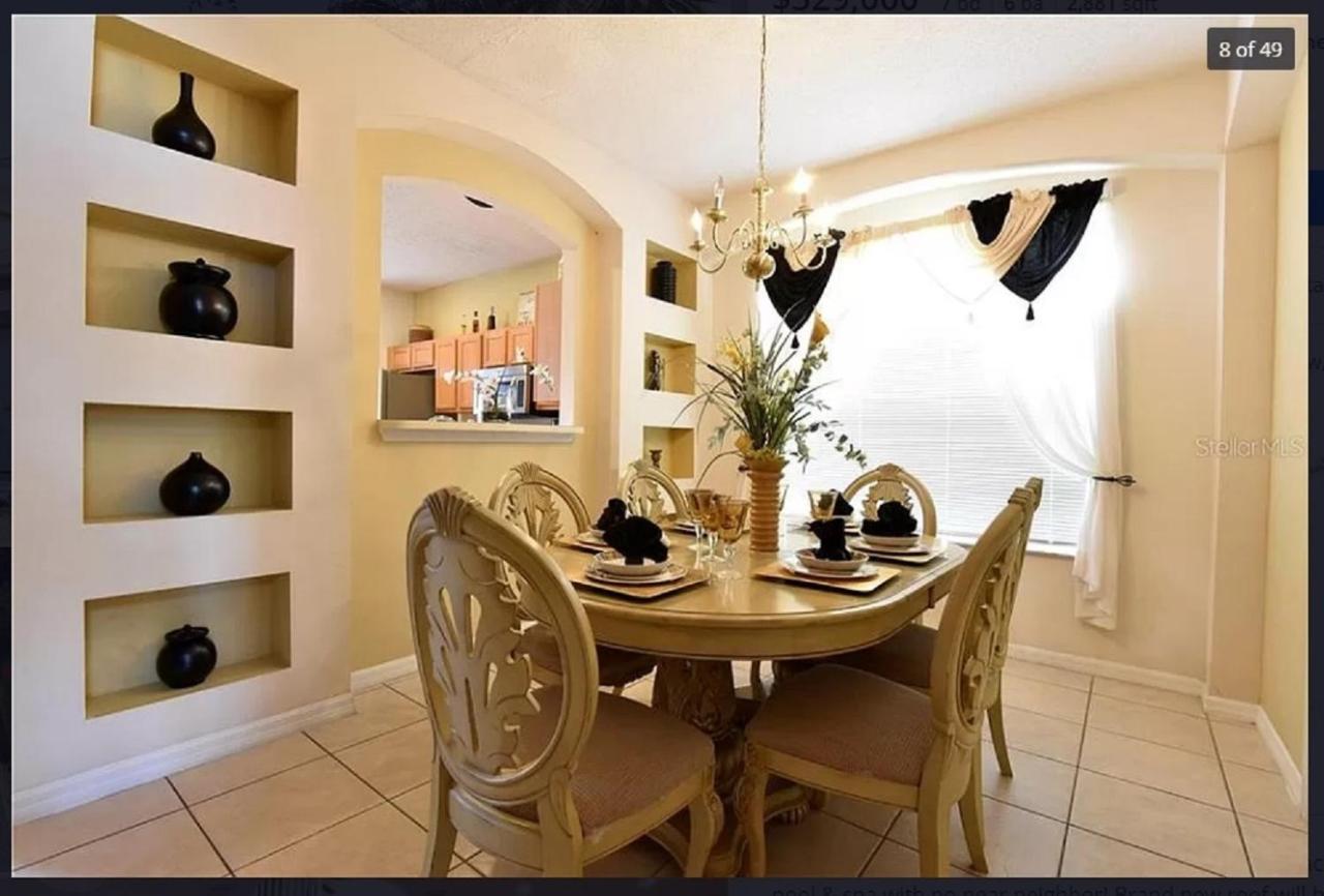 7 Bedroom, 6 Bath And Pool Near Disney In Emerald Island 4 King Master Suites 基西米 外观 照片